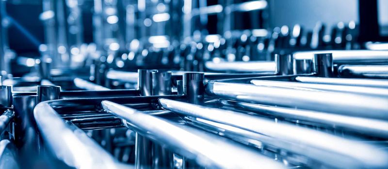 Tuyauteries industrielles en inox