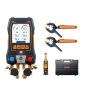 Kit testo 558s : manifold électronique, deux pinces, sonde de vide et mallette